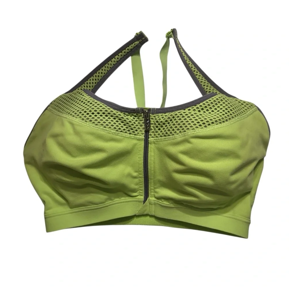 VSX Green Sports Bra with Y-Back Design 34D